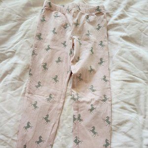 Gap Kids Girls All over Horse Pink Leggings Size M